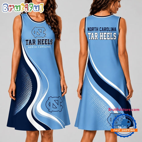 North Carolina Tar Heels NCAA Team Pride Women’s Sleeveless Dress