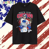 North Side Chicago Cubs skeleton slammin’ T Shirt