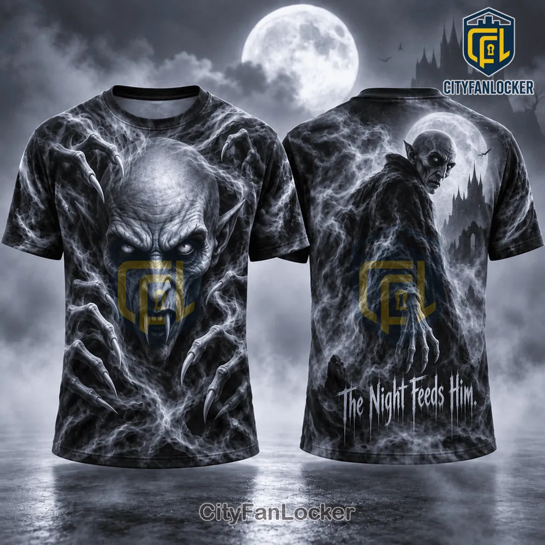 Nosferatu Count Orlok The Night Feeds Him Shirt