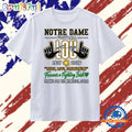 Notre Dame Fighting Irish Football Coach Lou Holtz Tribute T Shirt