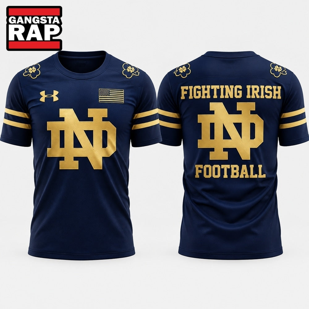 Notre Dame Fighting Irish Football Shamrock Series 2026 T Shirt