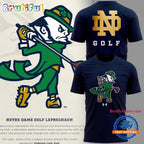 Notre Dame Fighting Irish Golf Navy Performance Hoodie T-Shirt
