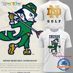 Notre Dame Fighting Irish Golf White Performance Hoodie T-Shirt