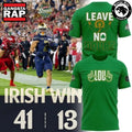 Notre Dame Fighting Irish Leave No Doubt Green Graphic 3D Shirt