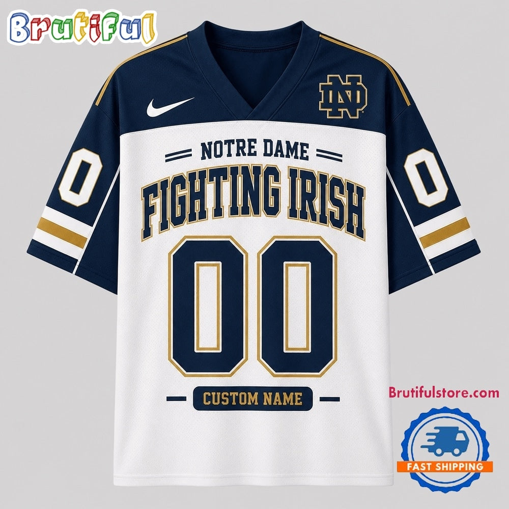 Notre Dame Fighting Irish NCAA College Team Pride Personalized Football jersey
