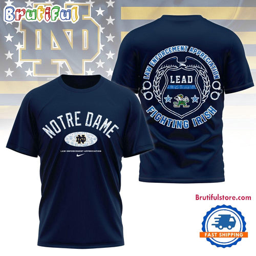 Notre Dame Fighting Irish NCAA Law Appreciation Month Unisex 3D Shirt