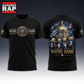 Notre Dame Fighting Irish The Shirt Love Thee Notre Dame 2026 Black 3D Shirt