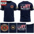 Notre Dame Football Coach Freeman FDNY Engine 155 Ladder 78 The Hot Corner T Shirt