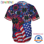 Notre Dame USA Flag Independence Day Baseball Jersey, Sport Team 4th of July Jersey
