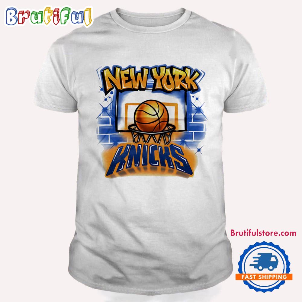 Ny Knicks Basketball Wall Painting T Shirt