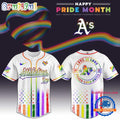 Oakland Athletics 2025 Happy Pride Month Limited Edition Baseball Jersey