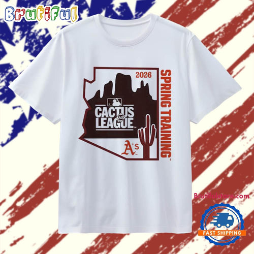Oakland Athletics 2026 Spring Training Cactus League Influx Ball Bold T Shirt
