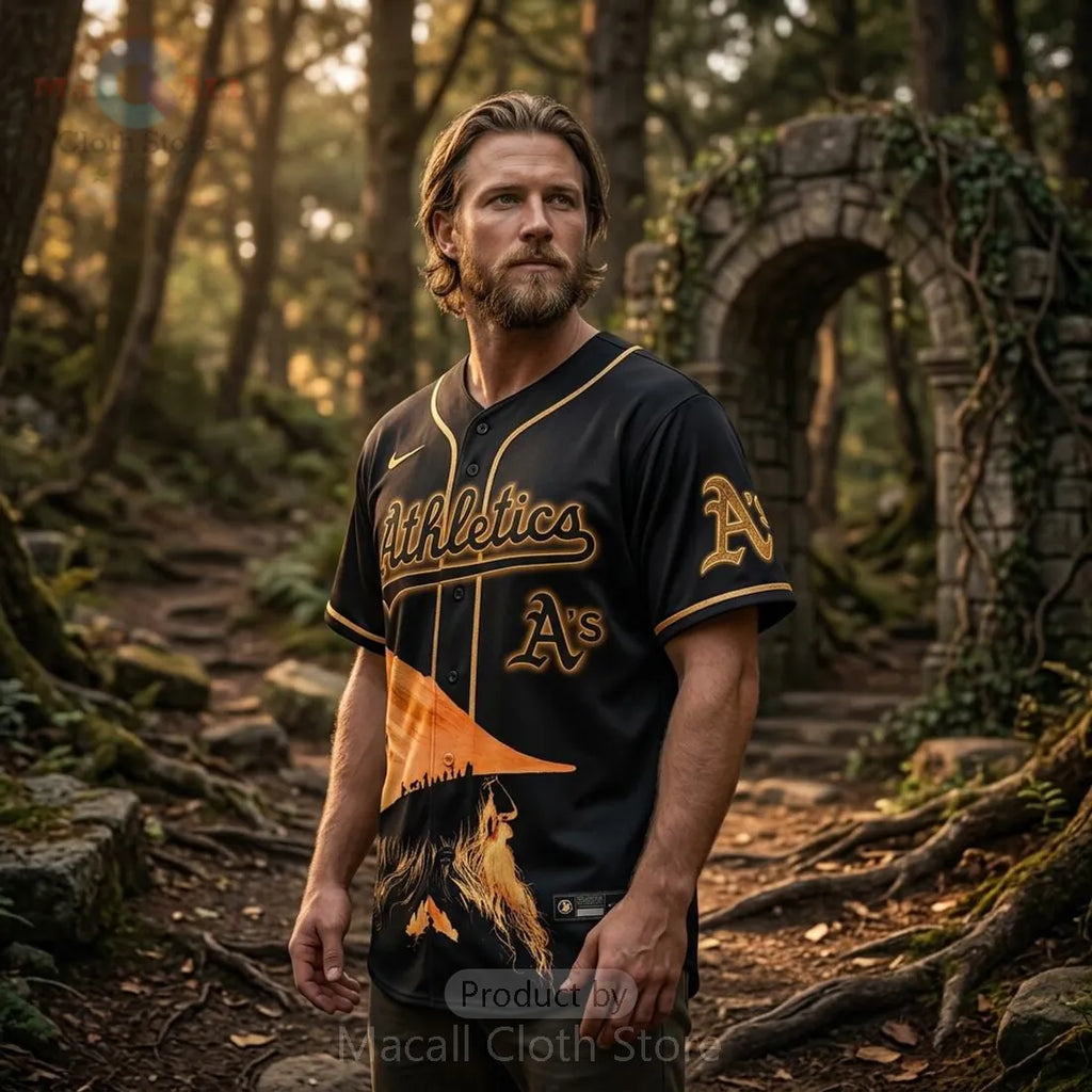 Oakland Athletics Lord of the Rings 25th Anniversary Custom Jersey