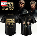 Oasis Live ’27 Limited Edition Signature Graphic Design Baseball Jersey