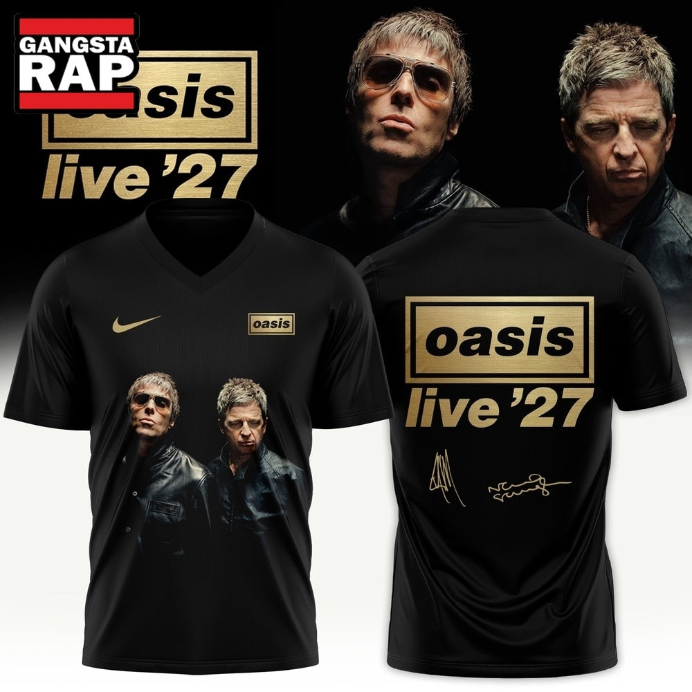 Oasis Live ’27 Limited Edition Signature Graphic Design Football Jersey