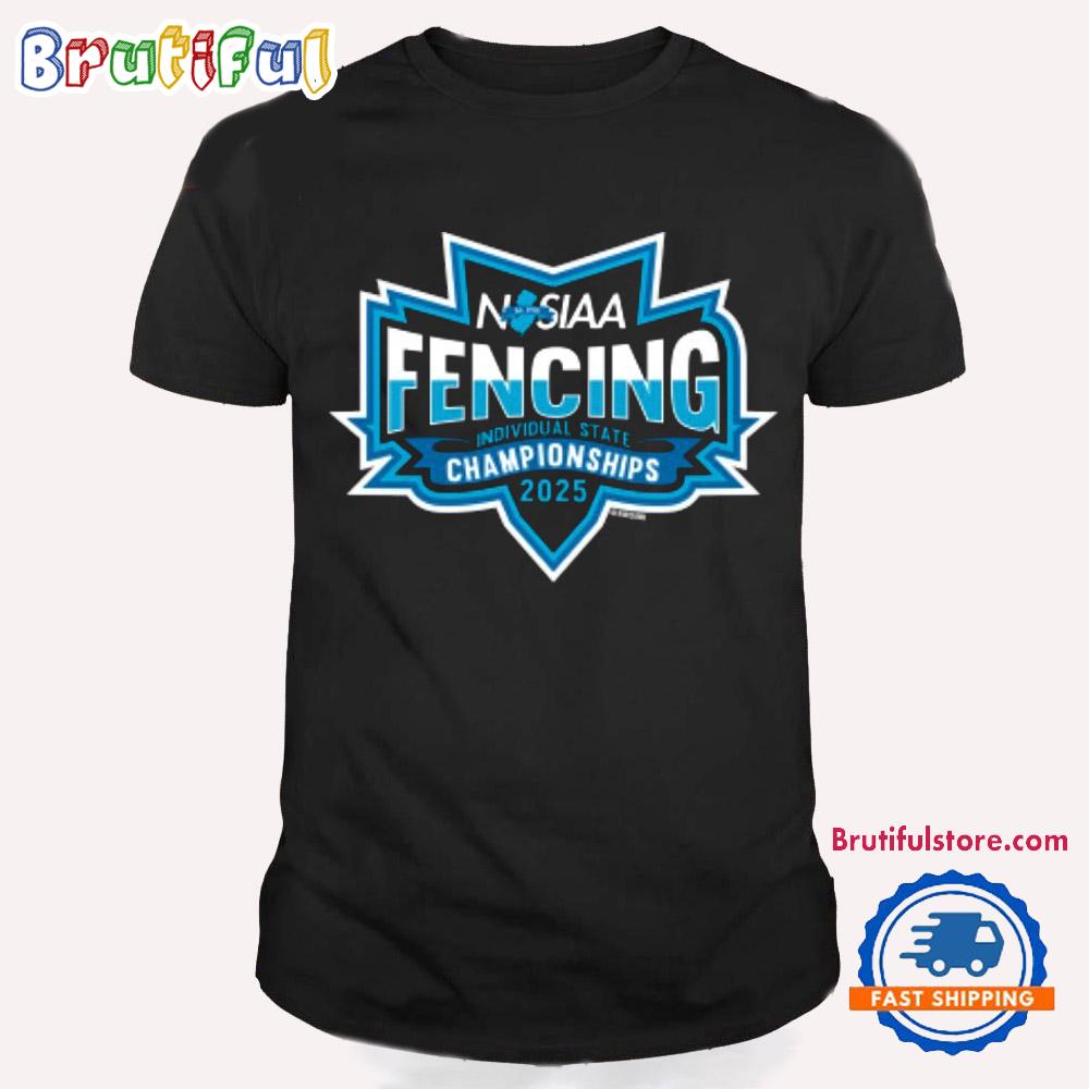 Official 2025 NJSIAA Fencing Individual State Championships T Shirt