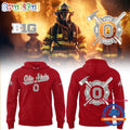 Ohio State Baseball x Firefighter Appreciation Night Red Hoodie