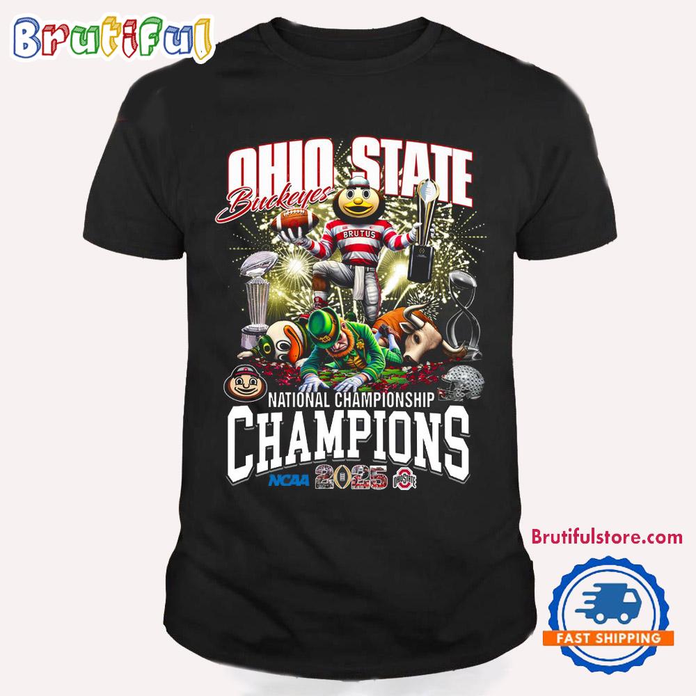 Ohio State Buckeyes 2025 National Championship Limited Edition T Shirts