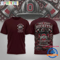 Ohio State Buckeyes 2026 NCAA Firefighter Built for the Fire 3D Shirt
