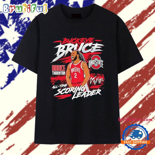 Ohio State Buckeyes Basketball Bruce Thornton All-Time Leading Scorer T Shirt
