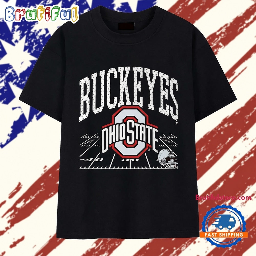Ohio State Buckeyes Football Team Logo NCAA T Shirt