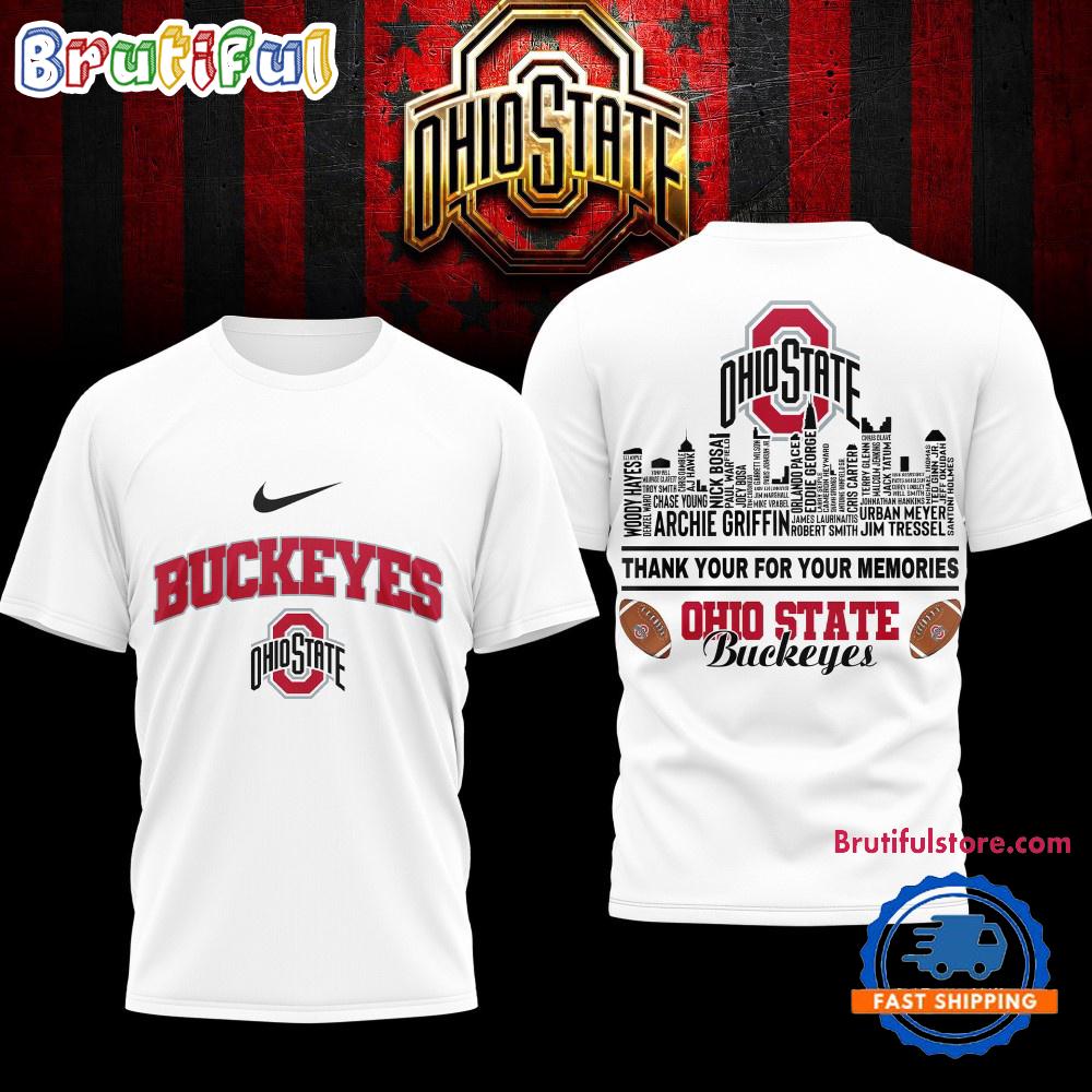 Ohio State Buckeyes Legends of the Game 3D Shirt