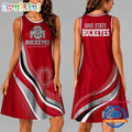 Ohio State Buckeyes NCAA Team Pride Women’s Sleeveless Dress