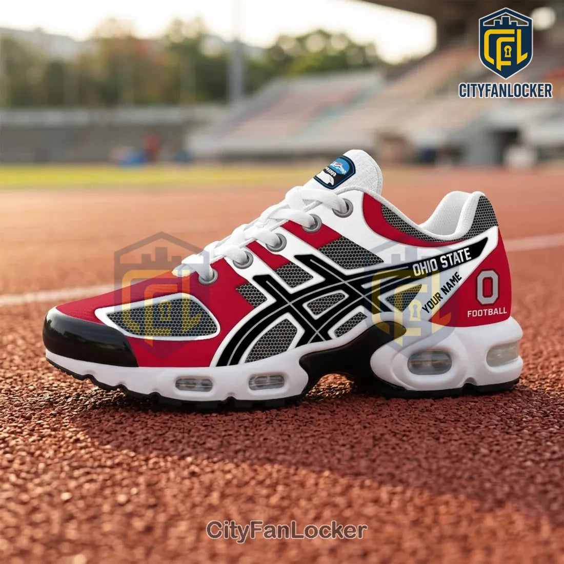 Ohio State Buckeyes Personalized Air Max Sneakers