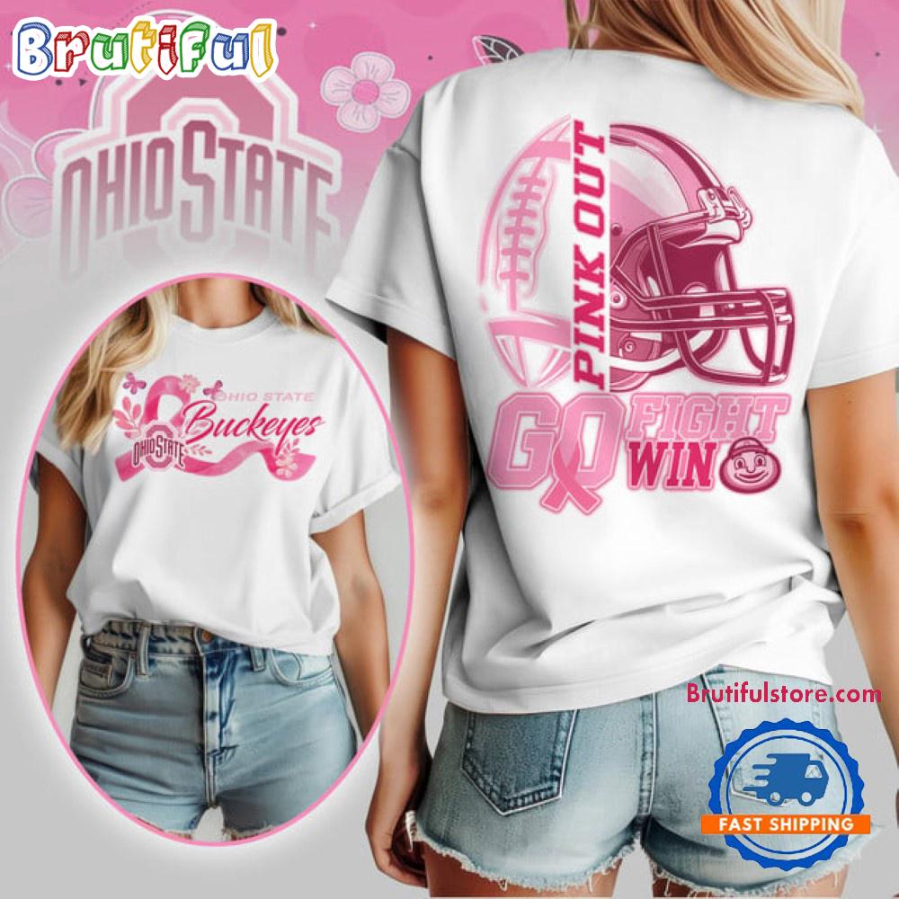 Ohio State Buckeyes Tackle Breast Cancer New Design Unisex T Shirt