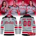 Ohio State Buckeyes Women Frozen Four Uniform 2026 Hockey Jersey