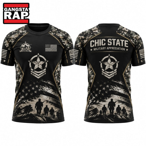Ohio State Buckeyes x Military Appreciation T Shirt