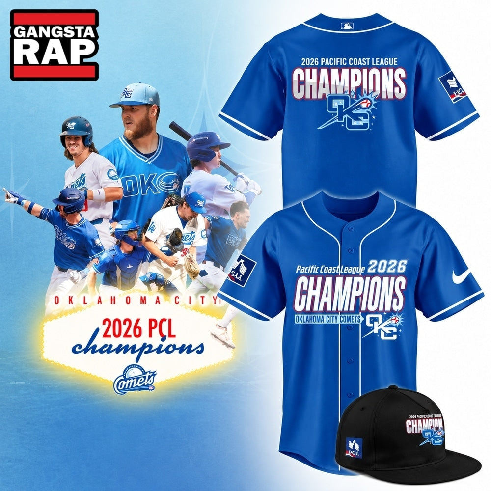 Oklahoma City Comets Pacific Coast League Champions 2026 Baseball Jersey