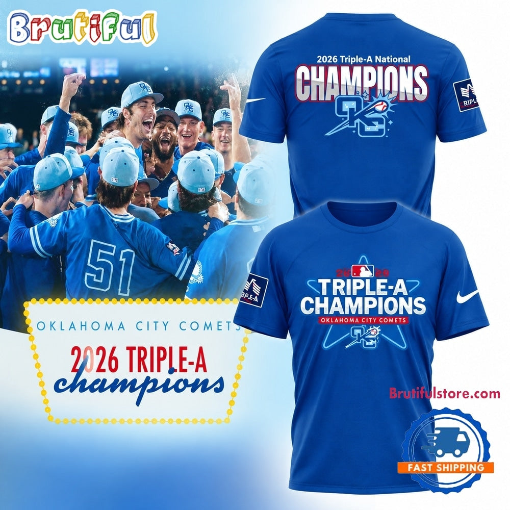 Oklahoma City Comets Triple A National Champions 2026 T Shirt