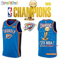 Oklahoma City Thunder 2025 NBA Champions Basketball Jersey