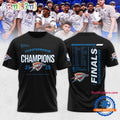 Oklahoma City Thunder 2025 Western Conference Champions Black Shirt