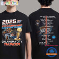 Oklahoma City Thunder 2025 World Champions Mascot 2 Slide T Shirt