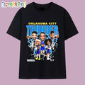 Oklahoma City Thunder All Team Caricature Signature T Shirt
