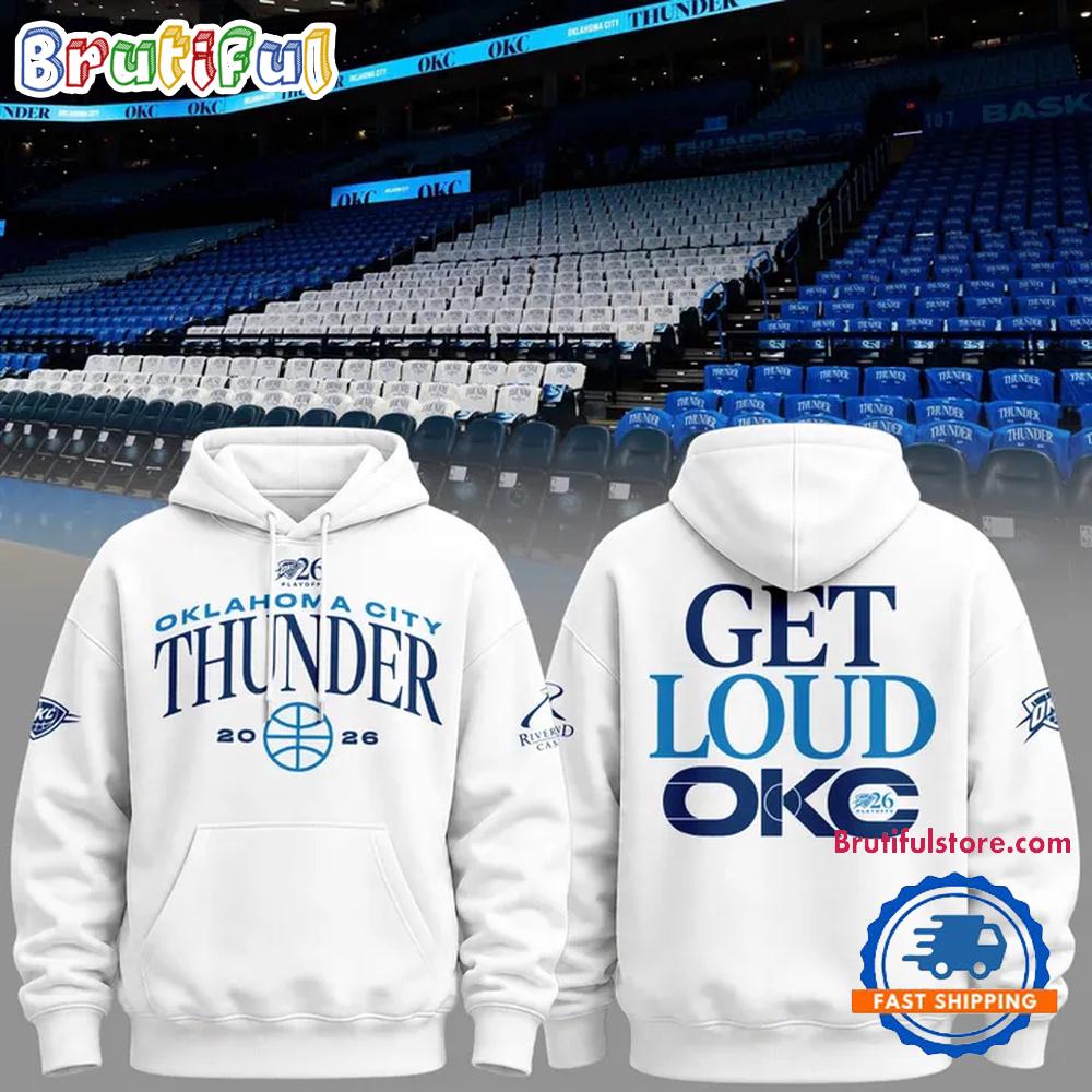 Oklahoma City Thunder Game 2 Of The Western Conference Finals 2026 White Hoodie T-Shirt