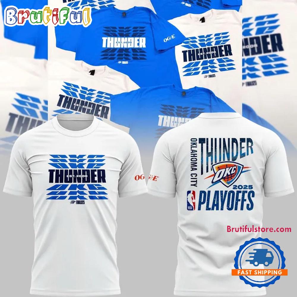 Oklahoma City Thunder PLAYOFFS 2025 All Over Print Shirt