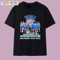 Oklahoma City Thunders 2024 2025 City Names Players Signatures T Shirt