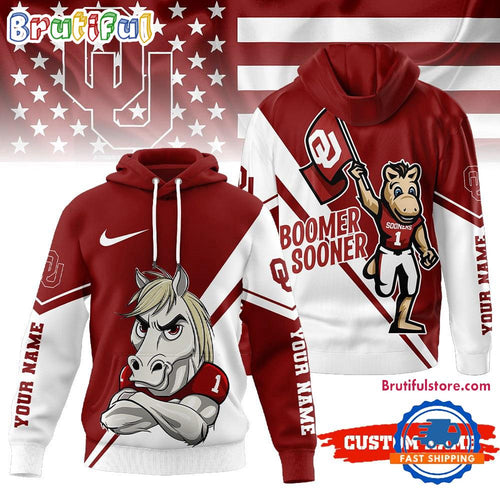 Oklahoma Sooners 2025 NCAA Duo Color Personalized Hoodie