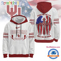Oklahoma Sooners 2025 NCAA Stand For The Flag Kneel For the Cross Hoodie