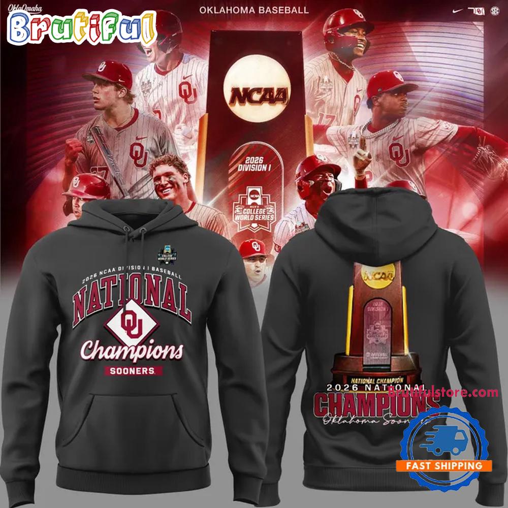 Oklahoma Sooners 2026 NCAA Baseball Men’s College World Series Champions Hoodie