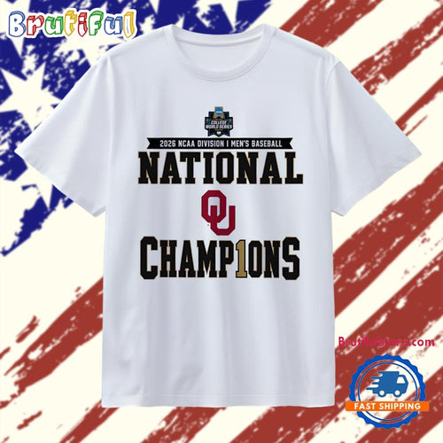 Oklahoma Sooners 2026 NCAA division I men’s baseball national champions college world series omaha T Shirt