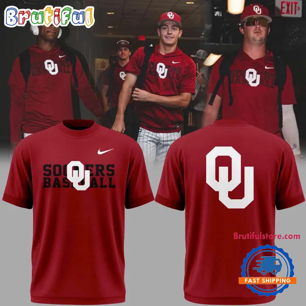 Oklahoma Sooners Baseball 2026 Logo Team 3D Shirt