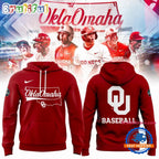 Oklahoma Sooners Baseball Omaha 2026 Men’s College World Series Red Hoodie T-Shirt