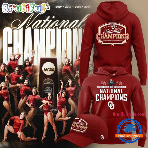 Oklahoma Sooners Champion 2026 NCAA Women’s Gymnastics National Champions Hoodie T-Shirt