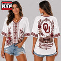 Oklahoma Sooners NCAA Collegiate Pride Collection V Neck T Shirt