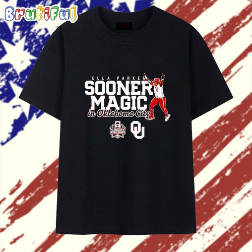 Oklahoma Sooners Softball Ella Parker Sooner Magic in Oklahoma City T Shirt