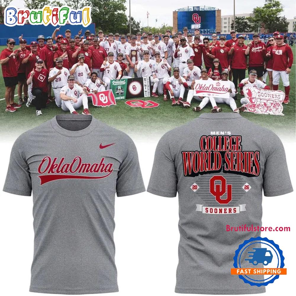 Oklahoma Sooners Special 2026 NCAA Men’s College World Series Oklahoma Baseball New Design T Shirt